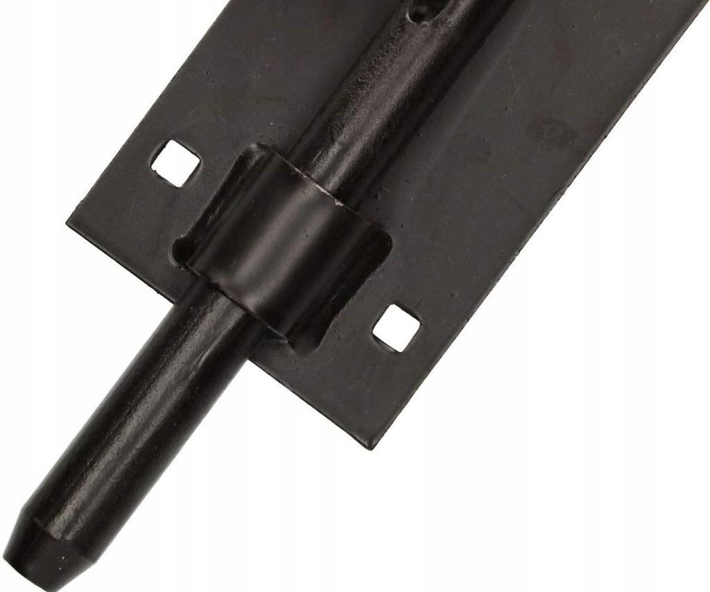 Gate latch 270 BLACK + PADLOCK