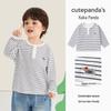 Kaka Panda Kids' Long Sleeve Spring T-shirt - Trendy Base Layer for Boys and Girls