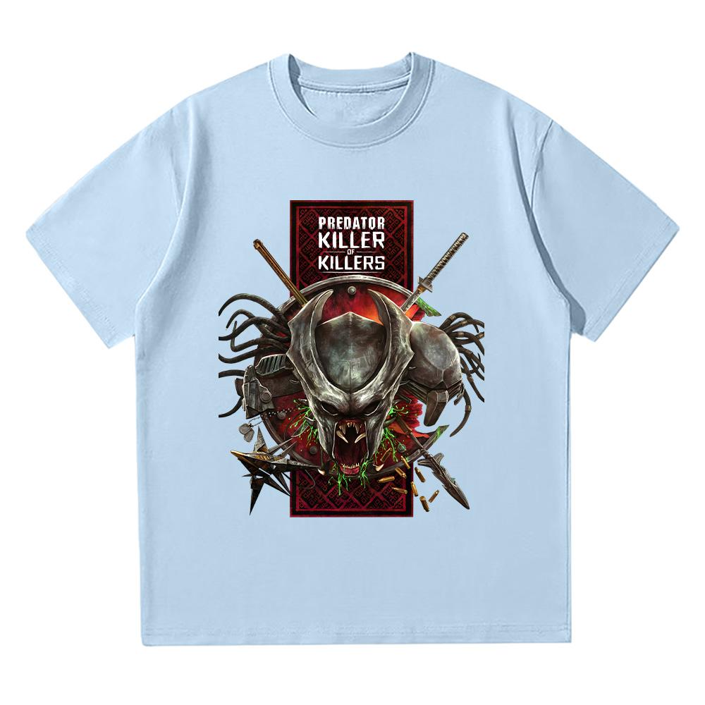 Adult Animated Graphic Top Predator Killer of Killers2 T Shirt Vintage High Quality Cotton Tee Y2K Summer Women Men Short Sleeve Tee
