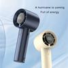 USB Rechargeable Handheld Fan Electric Adjustable Speed Fan 1200mAh Battery Cooling Device with LED Digital Display