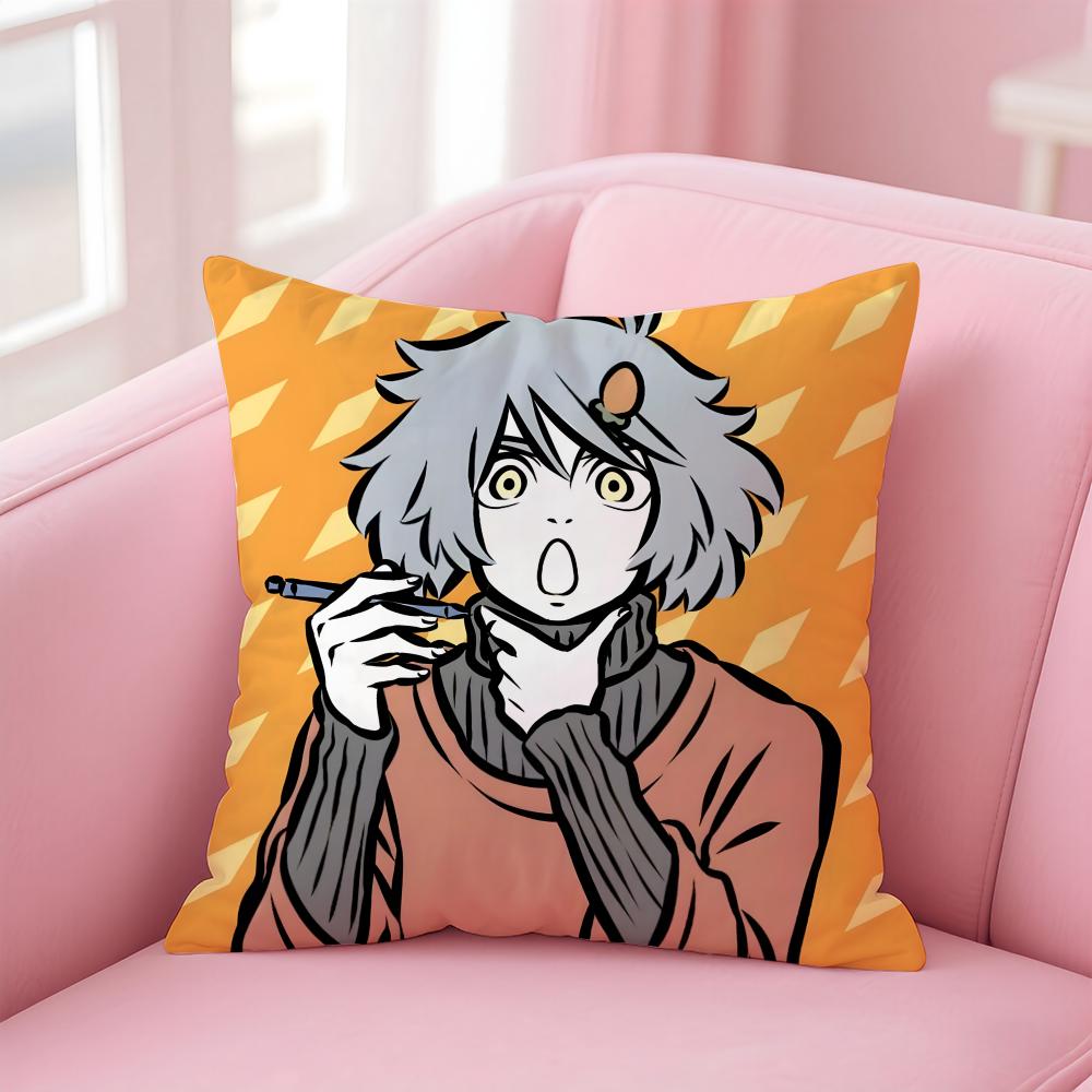 FFei Ren Zai Pillow Chinese Anime Cushion Cushion Cover Pillowcase Short Plush Invisible zipper Room Sofa Cushion Cover