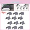 For Heko 12pcs Sned Clip Wind Rain Deflectors Channel New Metal Universalclips