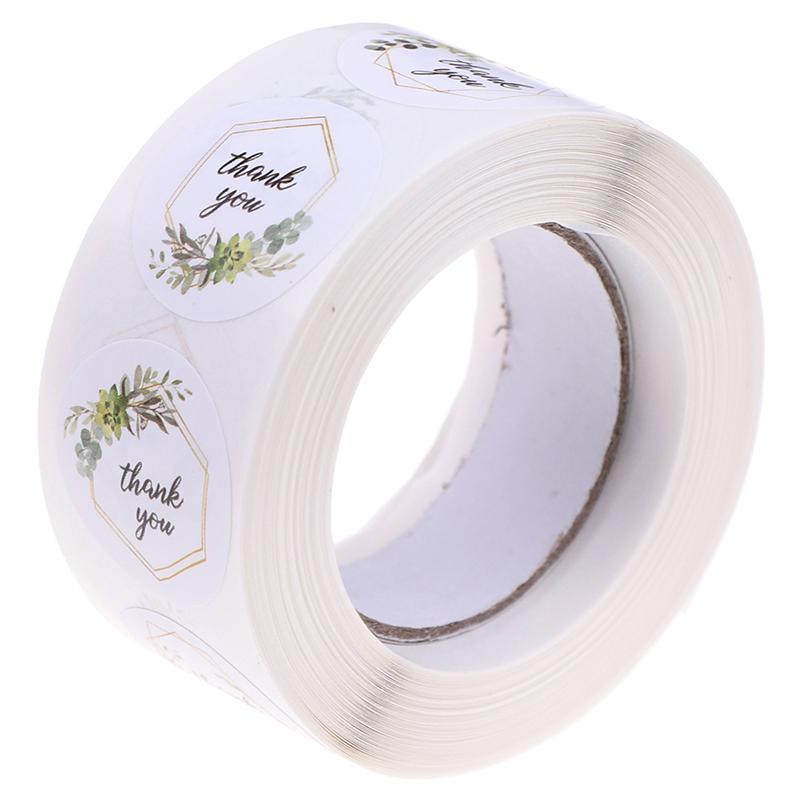 500Pcs/Roll Thank You Stickers For Seal Label Sealing Decoration Sticker