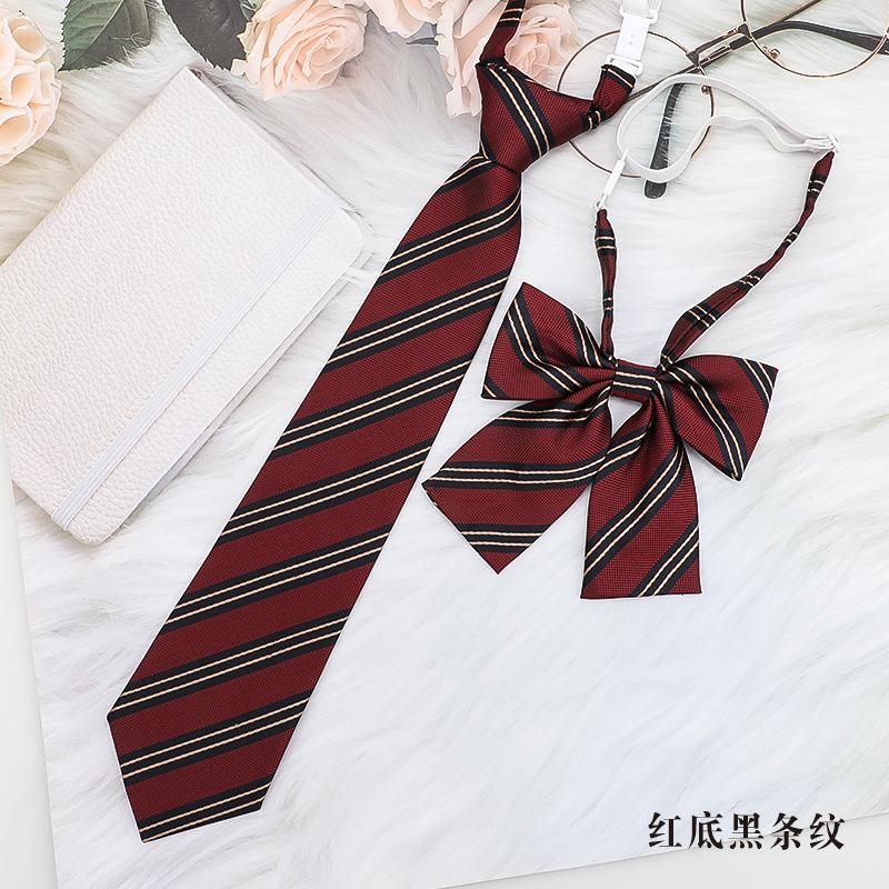 Jk Small Tie Necktie Girl Student Summer Bow Tie Japanese Dk College Style Graduation Free Shirt Couple Decoration