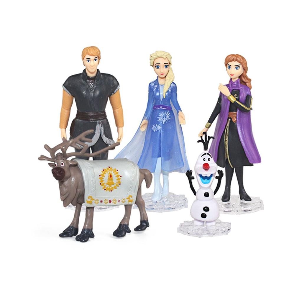 Disney Frozen Princess Figures Toy Blind Box With Anna Elsa Olaf Collectibles For Kids 3 Years Old And Up