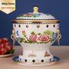Personal Enamel Hot Pot with Alcohol Stove