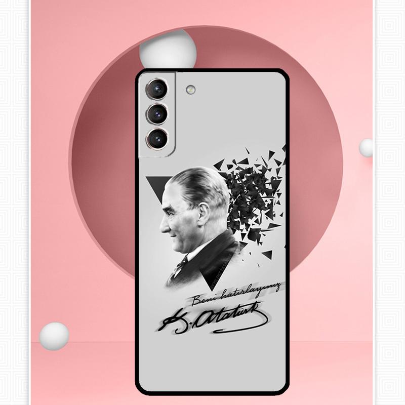 Turkey Mustafa Kemal Ataturk Case For Samsung Galaxy S25 Ultra S20 S21 S22 S23 S24 Plus S9 S10 S24 FE S25 FE Cover Funda