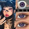 EYESHAERE 1 Pair Halloween Contact Lenses for Eyes Cosplay Lenses Anime Lenses Anime Accessories Lenses Black Lenses Red Lens