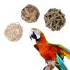 Bird Rabbits Activity Bite Resistant Non-toxic Straw Woven Chew Toys Small Animals Rattan Balls