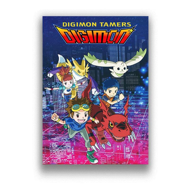 Japan Anime Digimon Adventure Tri Comic Filmdruck Kunst Leinwand Poster Für Wohnzimmer Dekoration Heim Wanddeko Bild