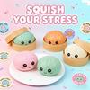 Mingie Squishy Colorată de Găluște pentru Ameliorarea Stresului cu Aburitor de Bambus Rebound Moale Stoarcere Jucărie Senzorială Fidget Cadou Amuzant Creativ