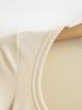 2024 Retro Slimming Women's Horseshoe Collar Tee