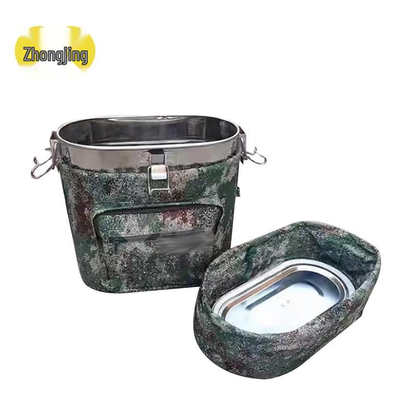 Zhongjing 20L 304 Stainless Steel Backpack Insulated Food Warmer
