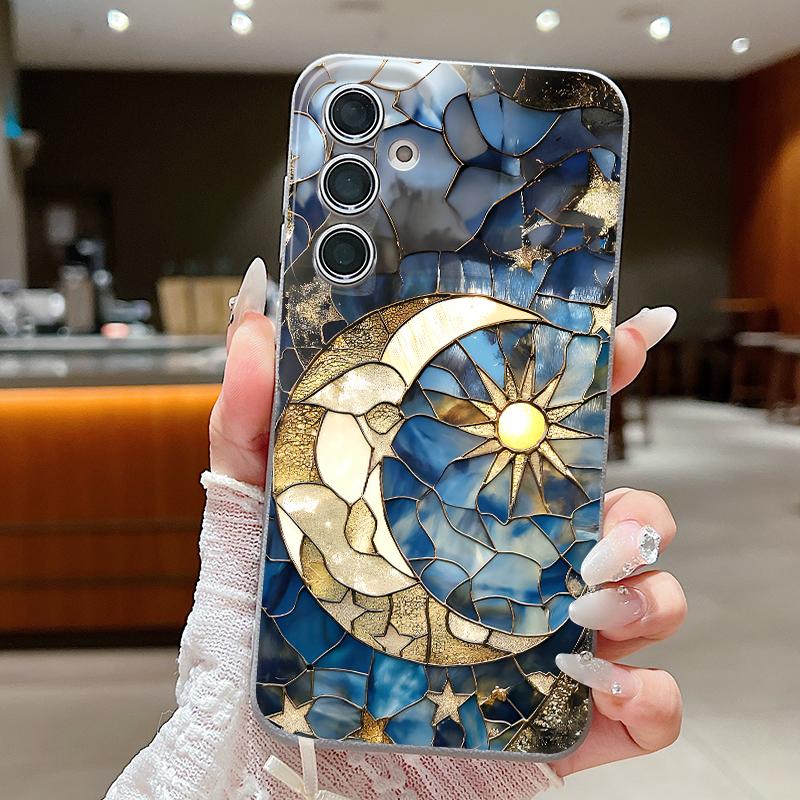 

Vintage European Style Printed Phone Case For Samsung Galaxy S26 S25 S24 S23 Ultra S22 Plus S24 S25 FE Edge Soft Silicone Cover Galaxy S25 FE