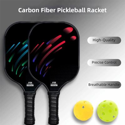Kolfiber Pickleballracket Frostat Ytskikt Lättviktiga Pickleballracketar Högkvalitativa Professionella