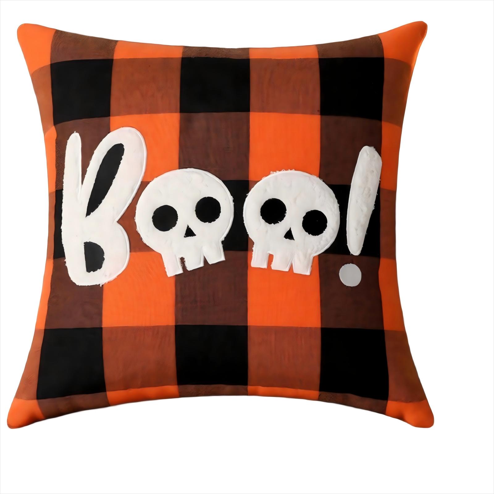 

Хэллоуин Принт Наволочка Квадратная Наволочка Диванная Наволочка Без Наполнителя Удобная Наволочка One Size