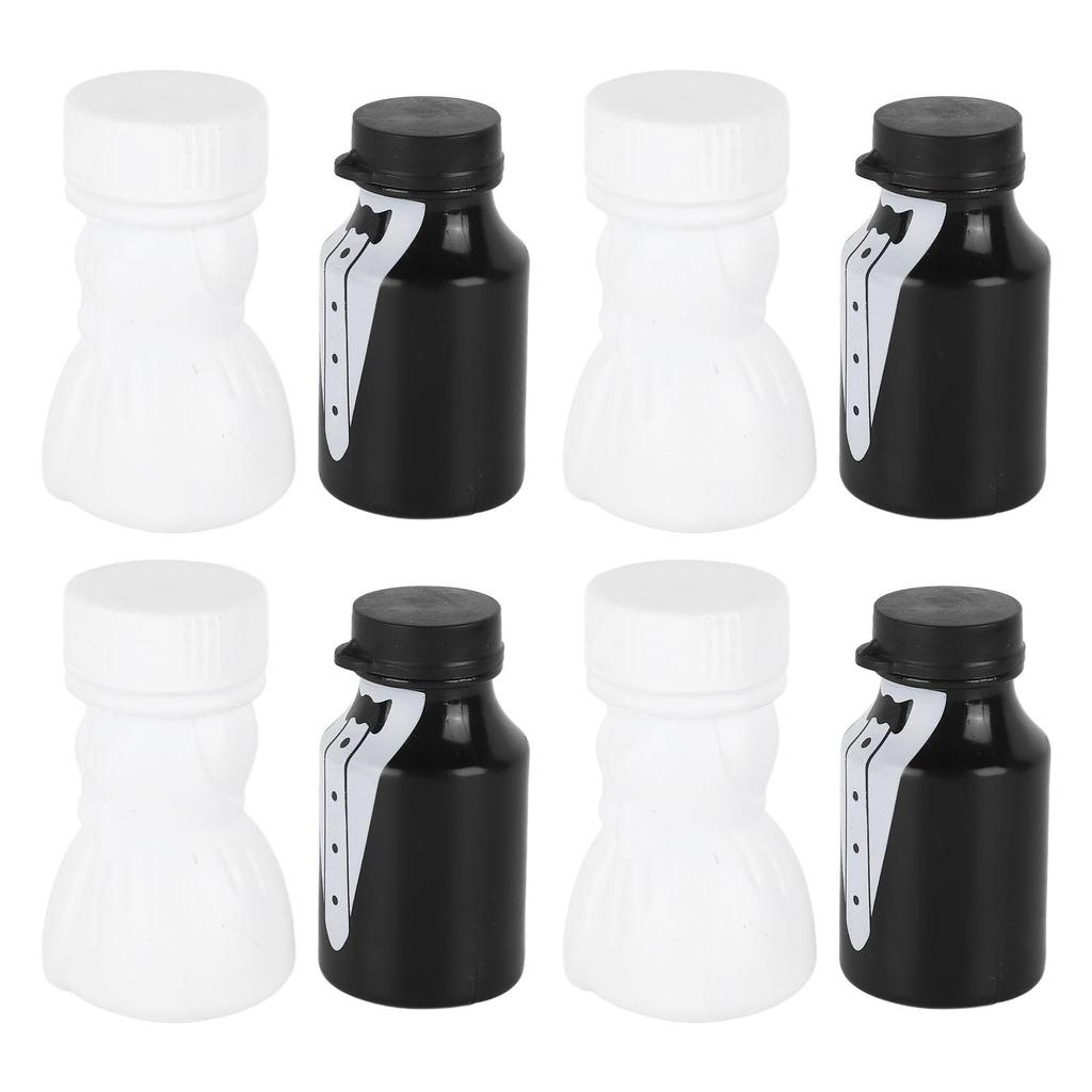 26PCS Hochzeit Seifenblasenflaschen Braut und Bräutigam Form Mini Seifenblasen Partyflasche für Jahrestag