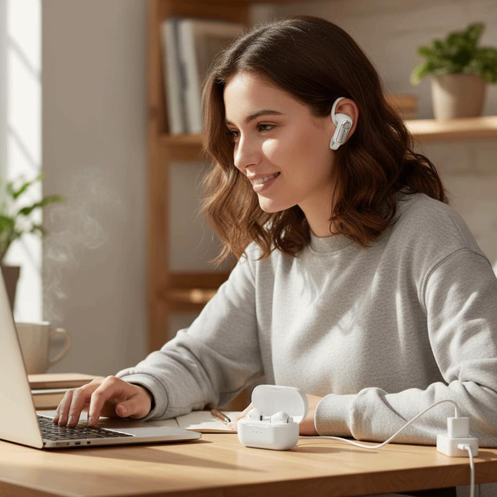 HIFI Sound Wireless Headphones Bluetooth 5.4 Bluetooth Earphones Comfortable Earphone Calls