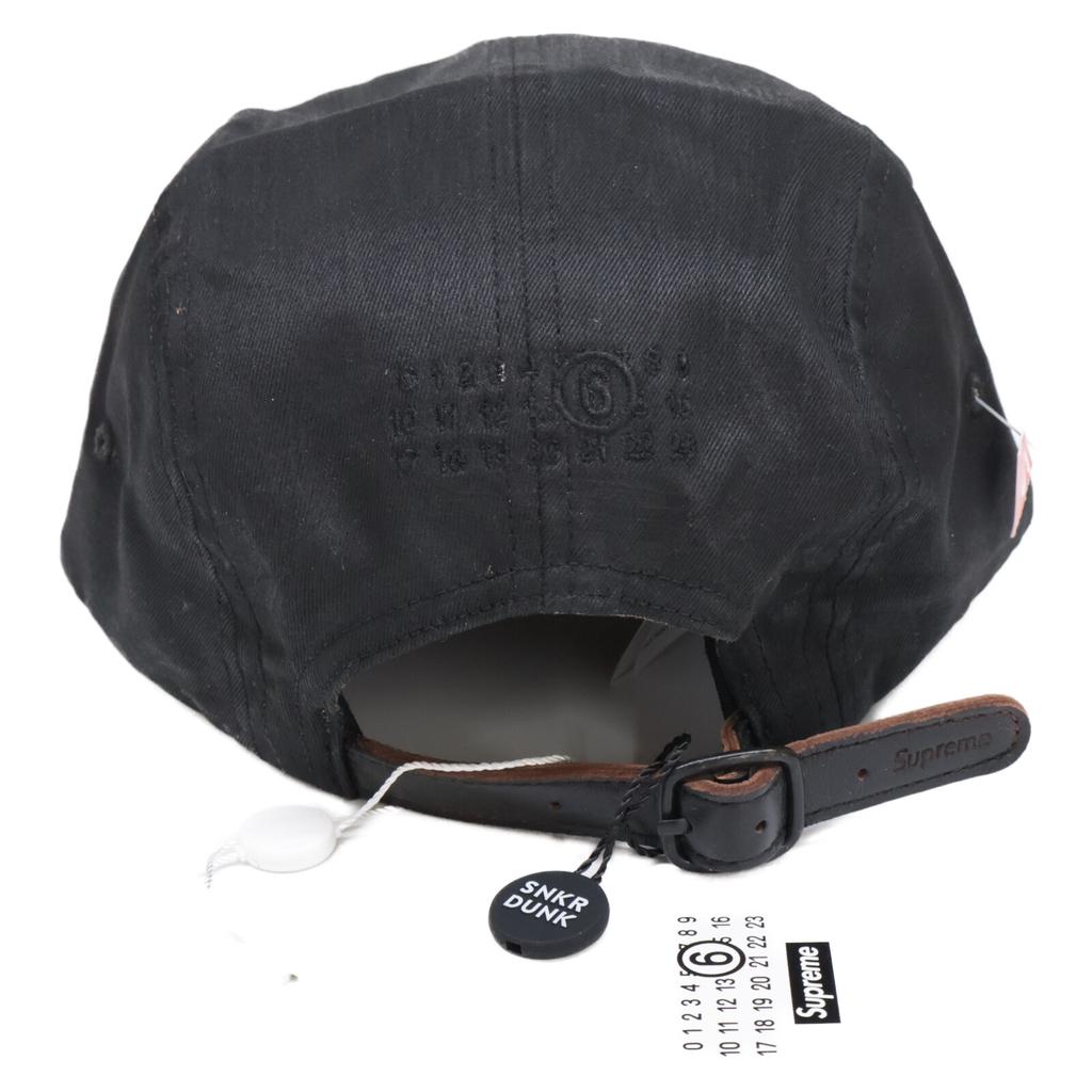 Supreme ×MM6 Painted Camp Cap hat Free Size blackUsed