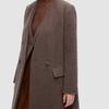 ELLASSAY Faux Two-Piece Elegant Wool Blend Coat