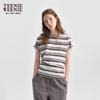 Teenie Weenie Women's Striped Bear T-Shirt