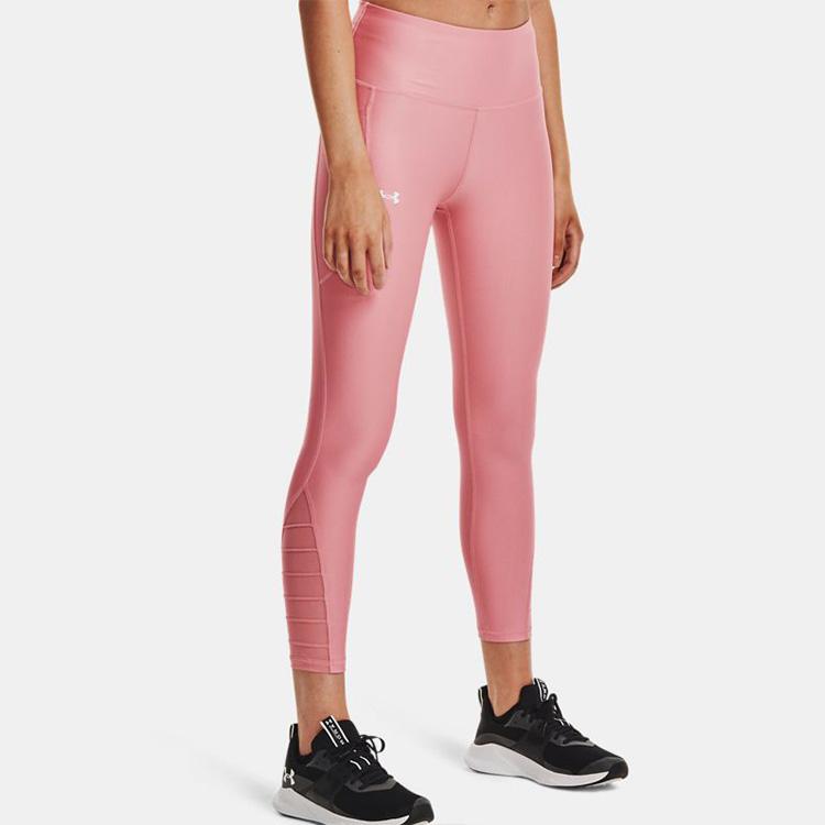 Under Armour HeatGear® Sport Three-Quarter Tights Women Tights Pink 1365758-663