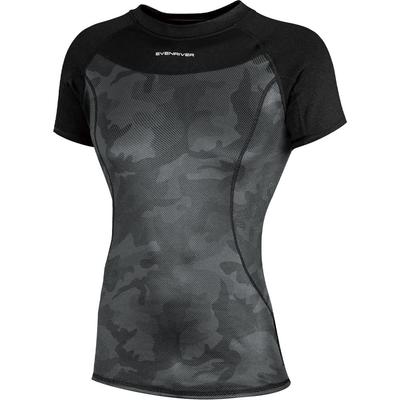 EVEN RIVER Ice Compression Neo Crew Neck Short Sleeve Spring/Summer Camouflage Black GTX05 95 L