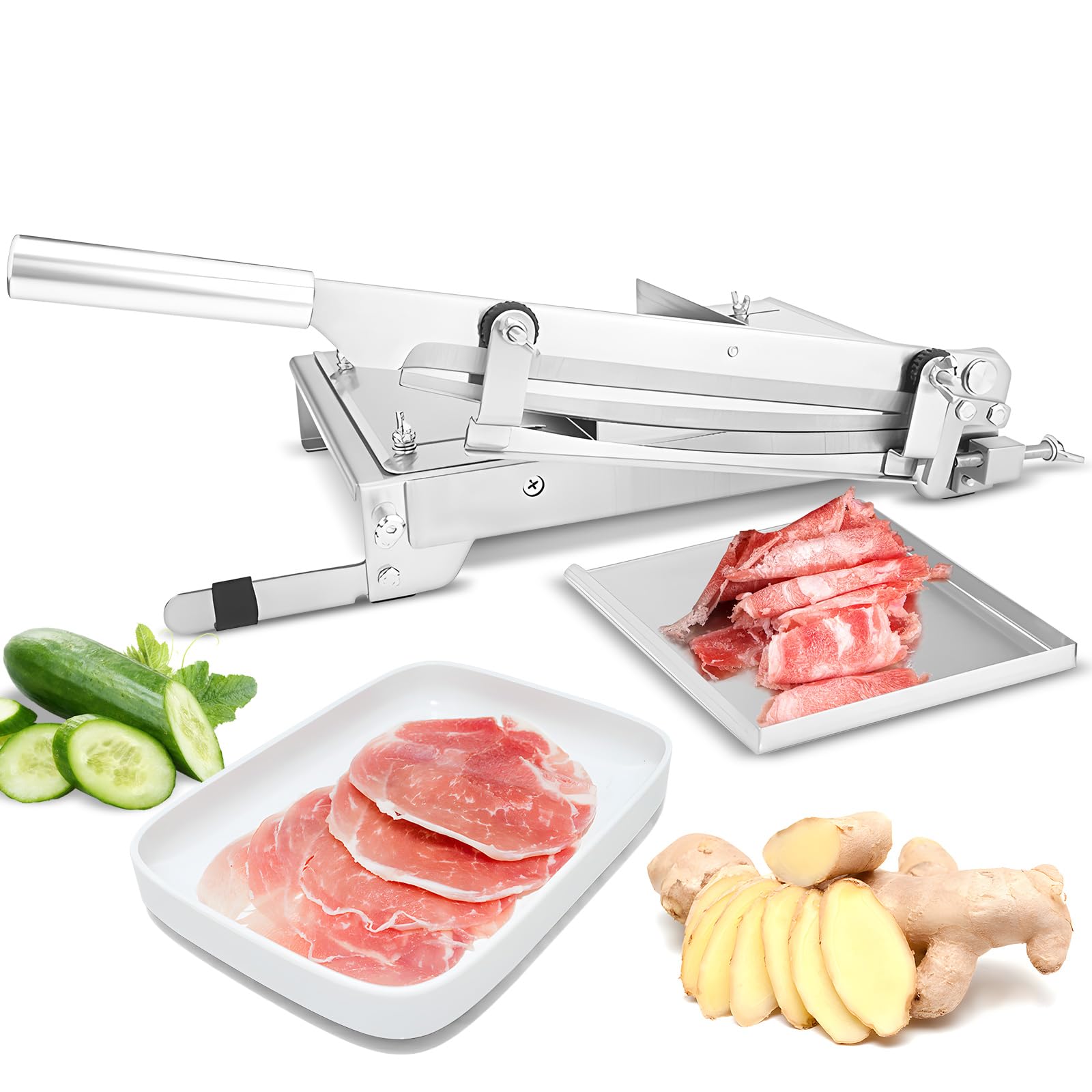 

Spolehli Ручная нарезка костей для мяса, тонкая, толстая, 270 мм, непрерывная, регулируемая, из нержавеющей стали 430, для домашнего использования, коммерческая, японская инструкция
