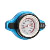 Aluminum Alloy Radiator Cap with Temperature Gauge Pressure Adjustment Leakproof Universal for Car