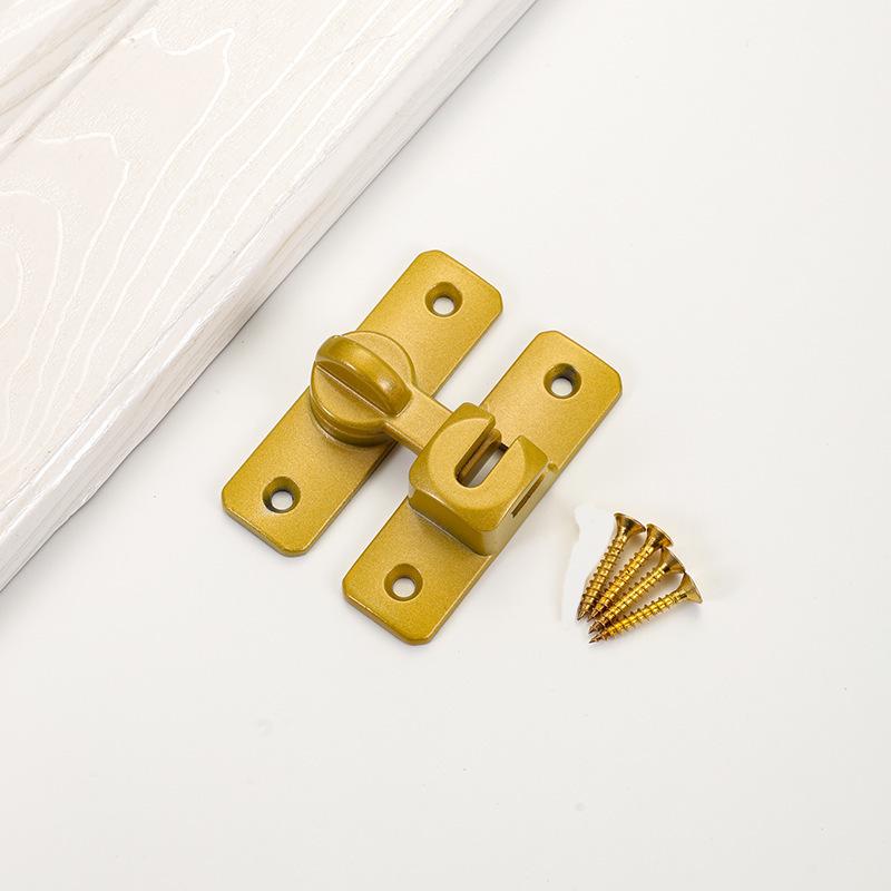 Антивандальный алюминиевый засов 90 градусов с многоугольным открытием