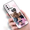 Miminko máma dívka chlapec mramorové silikonové pouzdro na telefon Xiaomi Redmi Note 11 10 9 8 Pro 11T 10T 10S 9S 8T 9 9A 9C 9T černý měkký kryt