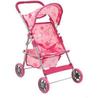 Adar Doll Stroller Pink Dots