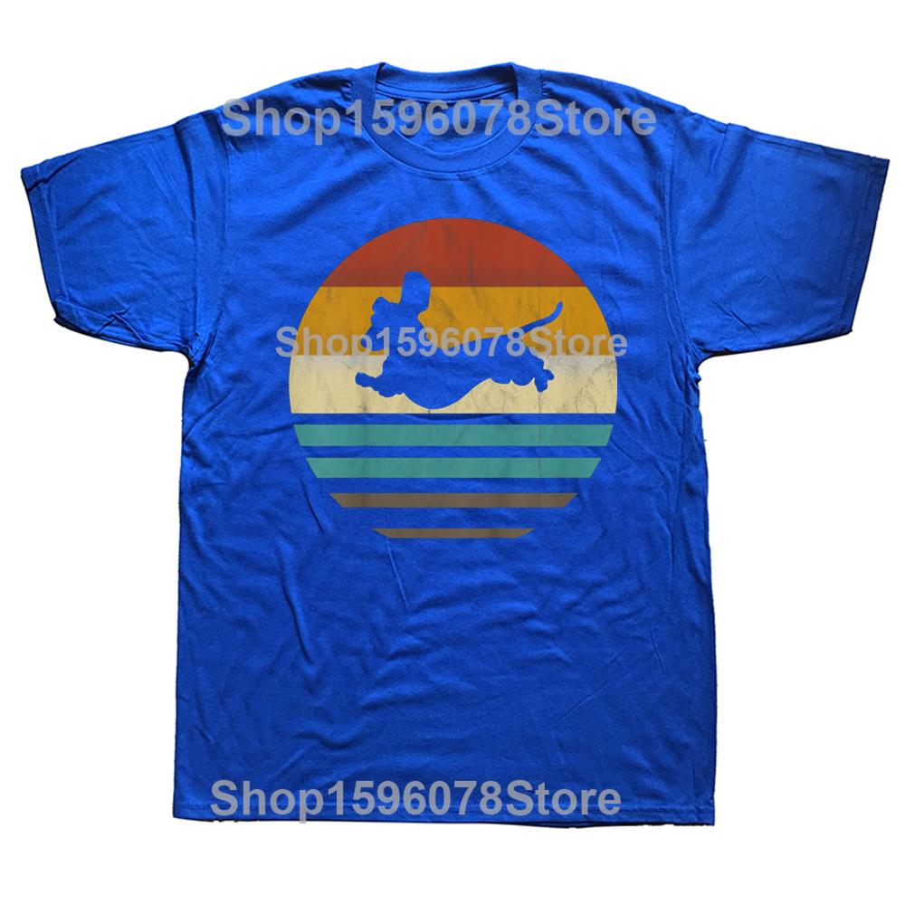 Funny Dachshund Vintage Retro Dog Love T Shirts Short Sleeve Birthday Gifts Mens Clothing Fashion Casual Loose Oversized T Shirt