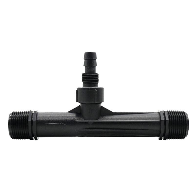 Iniettore di Fertilizzante Venturi Filettato Maschio da 1/2" 3/4" 1" Dispositivo a Goccia per Irrigazione Fertilizzazione Fiori Tubo Acqua Giardino Emettitore