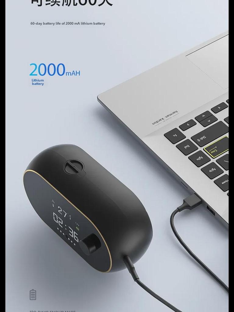 W2 Automatic Wall-Mounted Intelligent Foam Hand Sanitizer Dispenser with Induction Charging