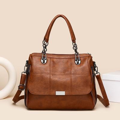 Una Borsa Tote Casual di Grande Capacità per Madri di Mezza Età con Monospalla e a Tracolla