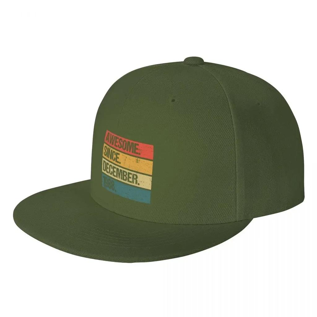Awesome Since December  Made In  Vintage December  Baseball Cap Beach Sports Cap Caps For Unisex Womens
