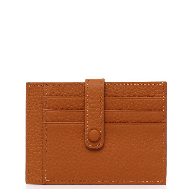 Premium Sheepskin Woven Card Bag RFID Card Cover Women's Brand Multi-card Position Genuine Leather Card Bag OEM Generation