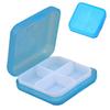 Mini Pill Organizer Daily Pill Box Organizer Medicine Organizer Box Snap Close Portable Pill Container Segmented Clear