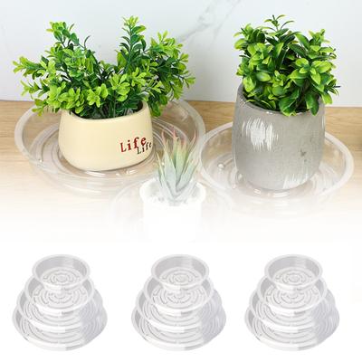 Farfurie pentru plante - Tăvi din plastic pentru plante de 6/8/10/12 inch pentru ghivece cu design de tavă pentru plante - farfurii pentru plante pentru interior și exterior