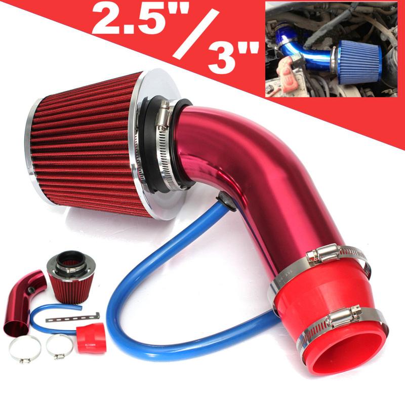 64-76mm/3'' Universal Auto Kaltluftansaugfilter Induktionsrohr Power Flow Schlauchsystem Luftansaugfilter