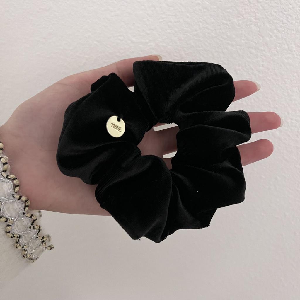 Scrunchies for Hair Black Velvet Red Hairties Girls For Daliy Ponyhair Hairstyle Hair Accessories Headwear Women Gifts