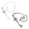 Collana Ciondolo Fascino Chiave Teschio Vintage Gioielli Festa Gotica Collana Pendente Lega Statement Punk Choker Catena Maglione