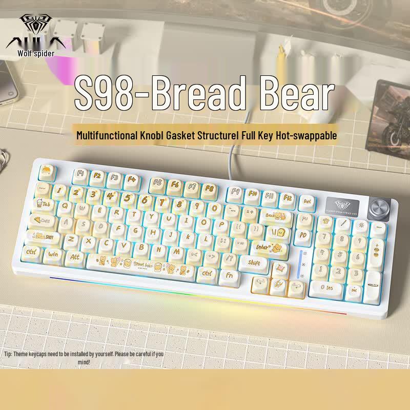 AULA S98 Gasket Hot-Swappable Mechanical Keyboard