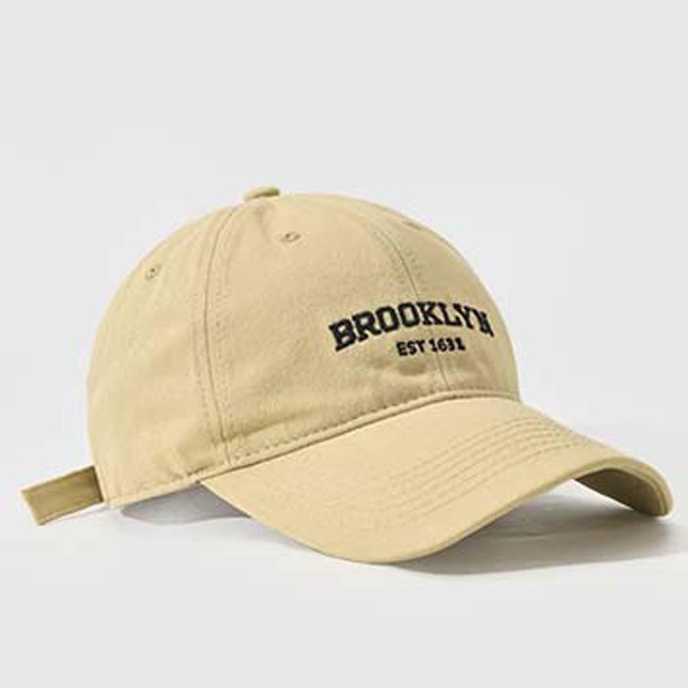 Breathable Embroidered Letter Peaked Cap Anti-UV Women Sunshade Hat Men Baseball Hat  Spring