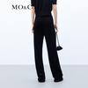 MO&Co. Women's Velvet-Feel High-Waist Casual Pants