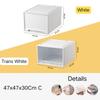 Household Closet Cabinet Storage Box Quilt Storage Box Organizing Box Drawer Storage Box Plastic Transparent Storage Box