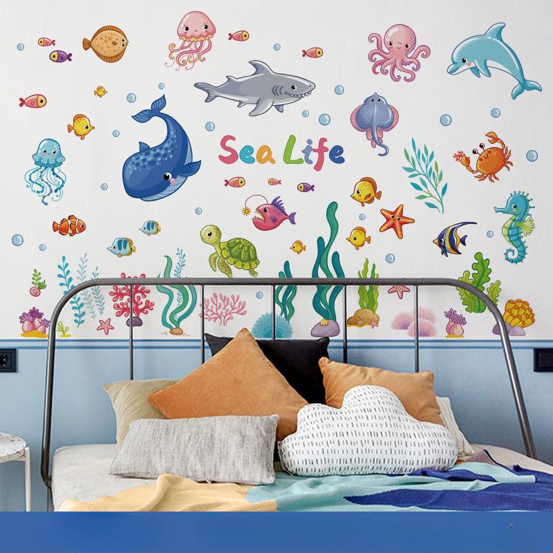 Desene animate, Autocolante cu animale dinozauri, Decor de perete pentru camera copiilor, Grădiniță, Decor de perete pentru clasă, Autocolante de perete, Autocolante pentru decorarea casei