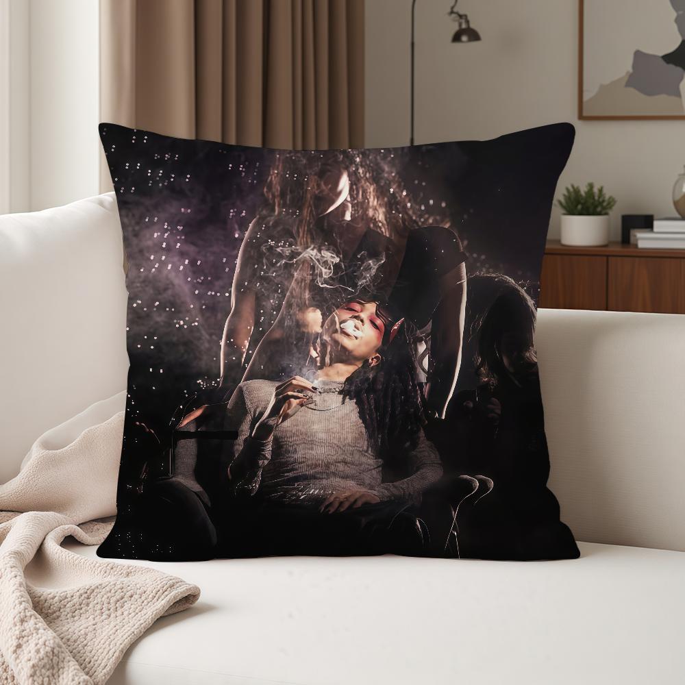 Rapper Che REST IN BASS Pillow Case Suitable For Bedrooms Living Rooms Cars Home Decoration