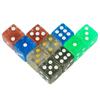 10Pcs/set Role-Playing DND Dice D6 16mm Colored 6-sided Party Game Table Game Acrylic Glitter Polyhedral Dice